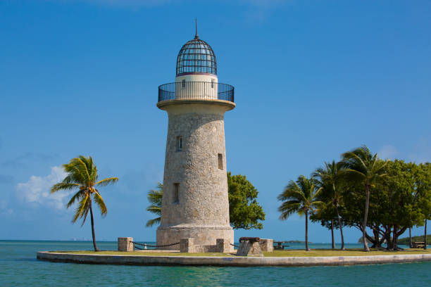 Il faro di Boca Chita Key nel Biscayne National Park