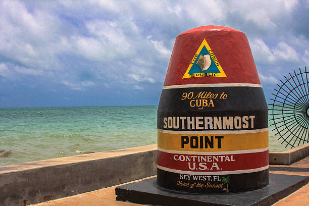 La boa del punto più a sud degli Stati Uniti a Key West