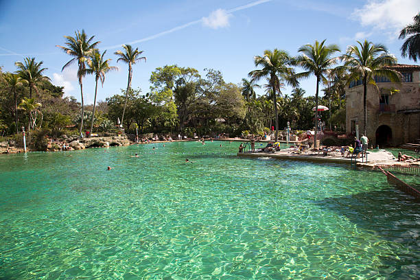 La Venetian Pool di Coral Gables con grotte e cascate